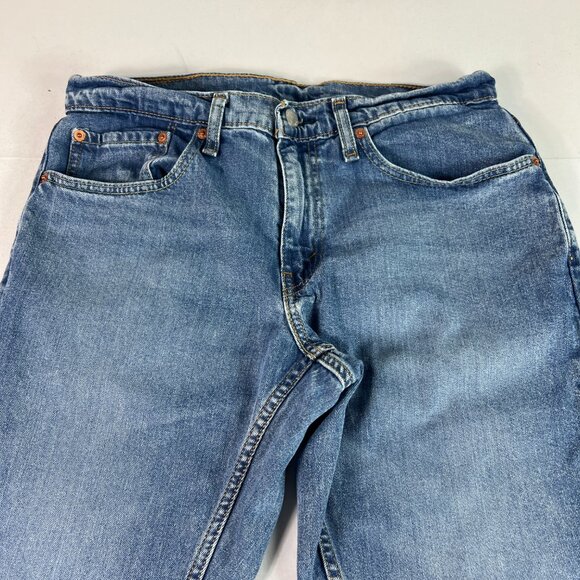 Levi's Jeans Men 31x29* 559 Relaxed Straight Blue Faded Stretch Denim Tag 32x30 - Picture 2 of 16